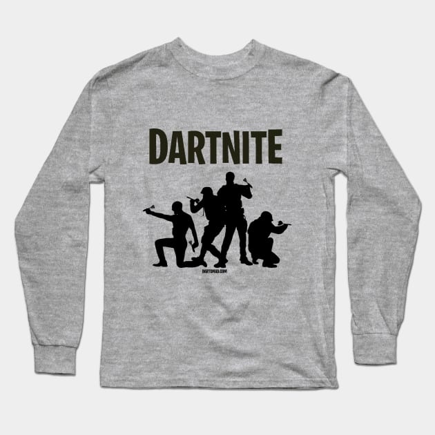 Dartnite Darts Mad Long Sleeve T-Shirt by Darts Mad